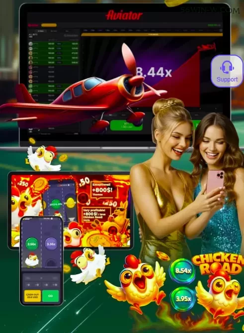 Aplicativo móvel 56win para iOS e Android